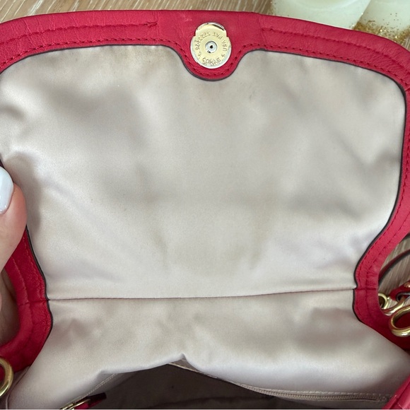 Coach Pink Leather Crossbody Bag Gold Hardware - Picture 8 of 15